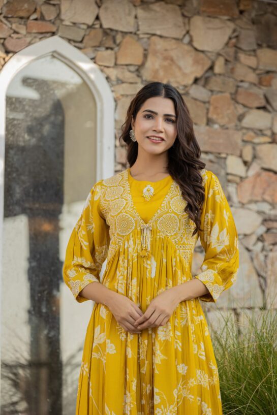 anarkali suit party wear