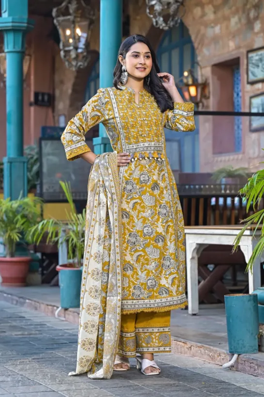 Designer straight suit