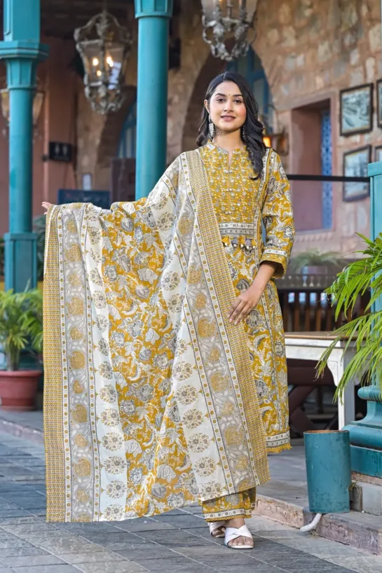 Designer straight suit