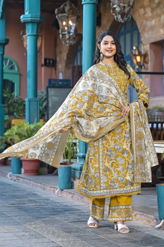 Designer straight suit