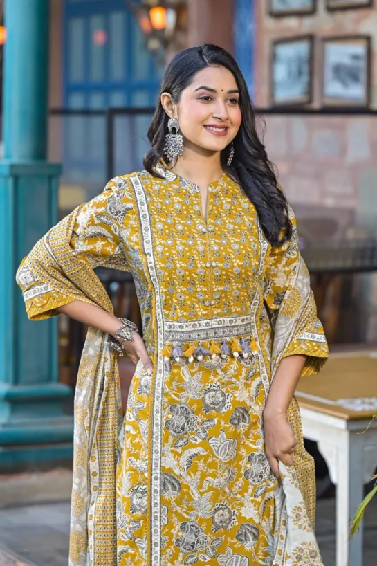 Designer straight suit